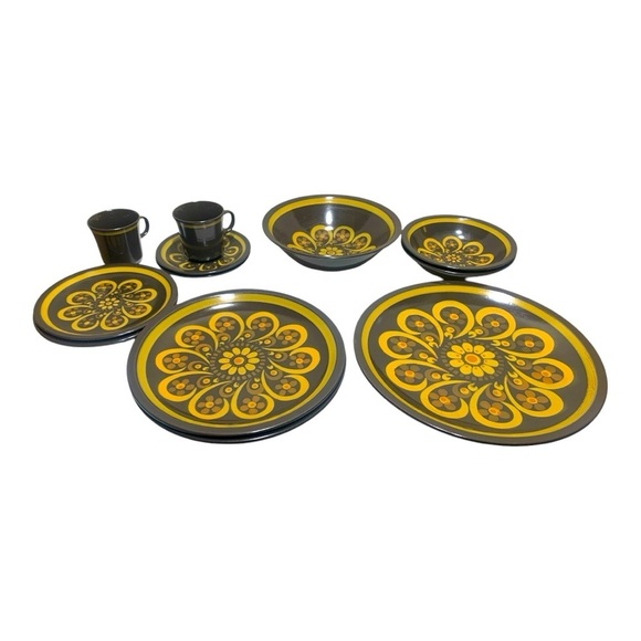 Vintage Mikasa Majorca “Lodi Pattern” #E2854 12 Piece Set - Picture 1 of 6